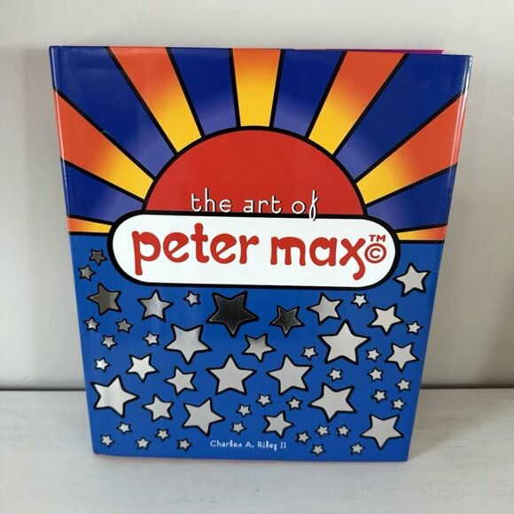 The Art of Peter Max VTG Hardcover Coffee Table Book, Psychedelic Pop Art *READ - Picture 2 of 9